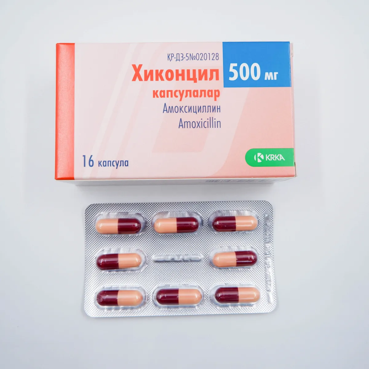 Хиконцил 500 мг №16 капсулы