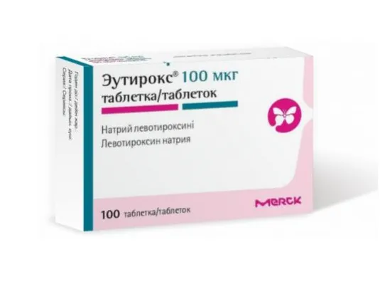 Эутирокс 100 мкг №100 таблетки 