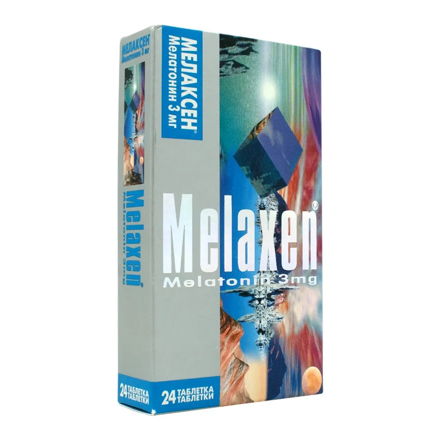 Мелаксен 3 мг таблетки покрытые оболочкой 24 шт