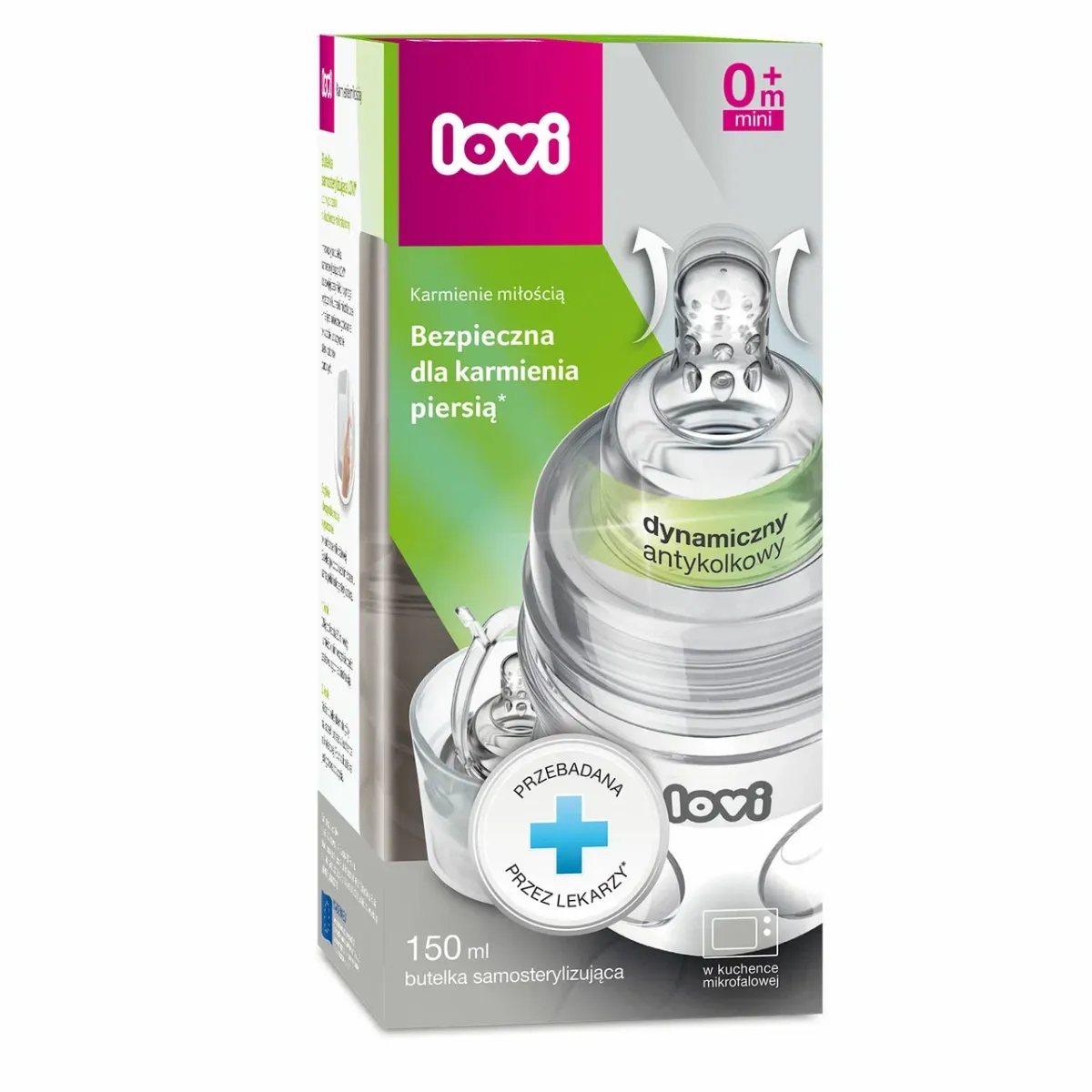 Lovi бутылочка самостерилизующаяся антиколиковая 150 мл