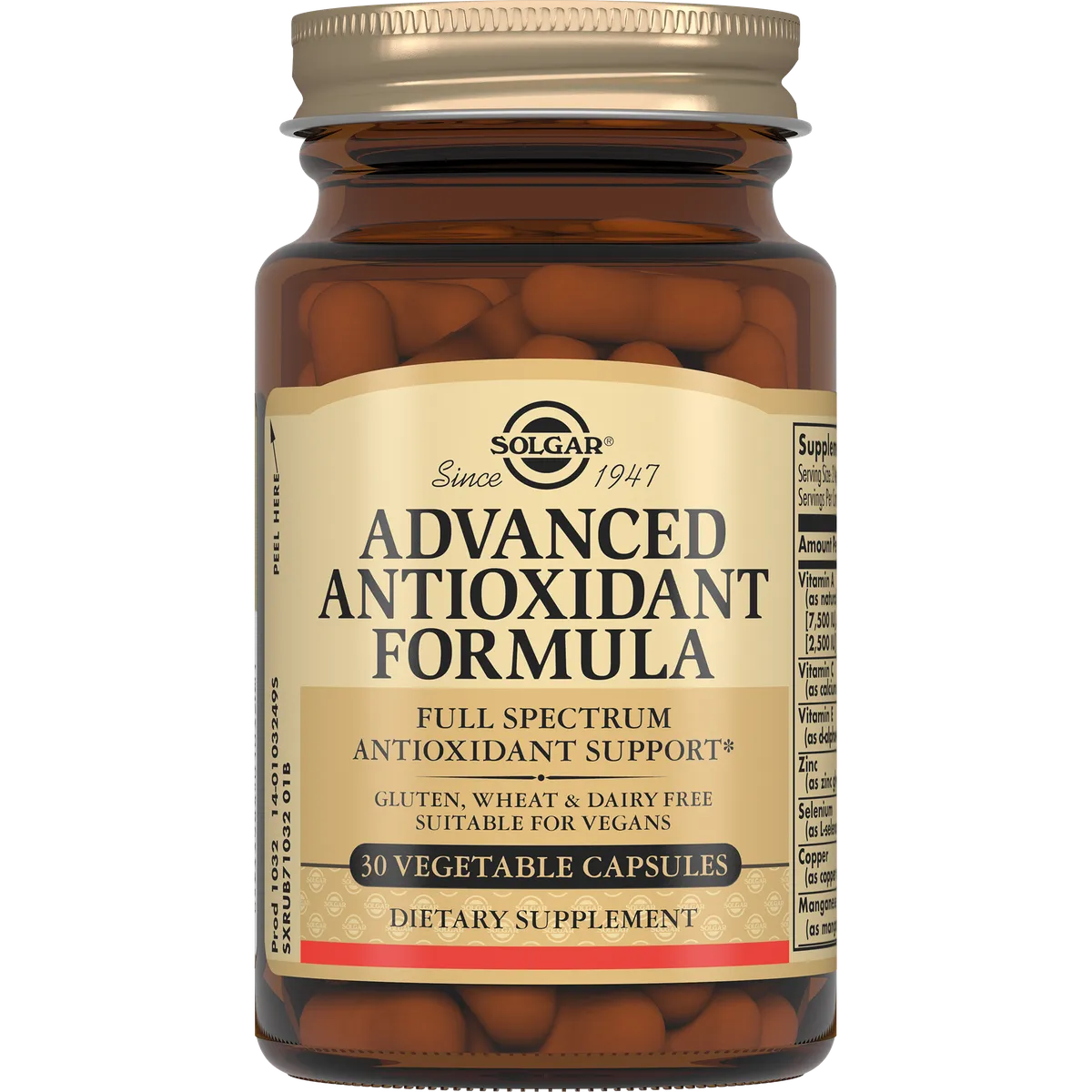 Solgar Антиоксидантная формула №30 капс /010321/