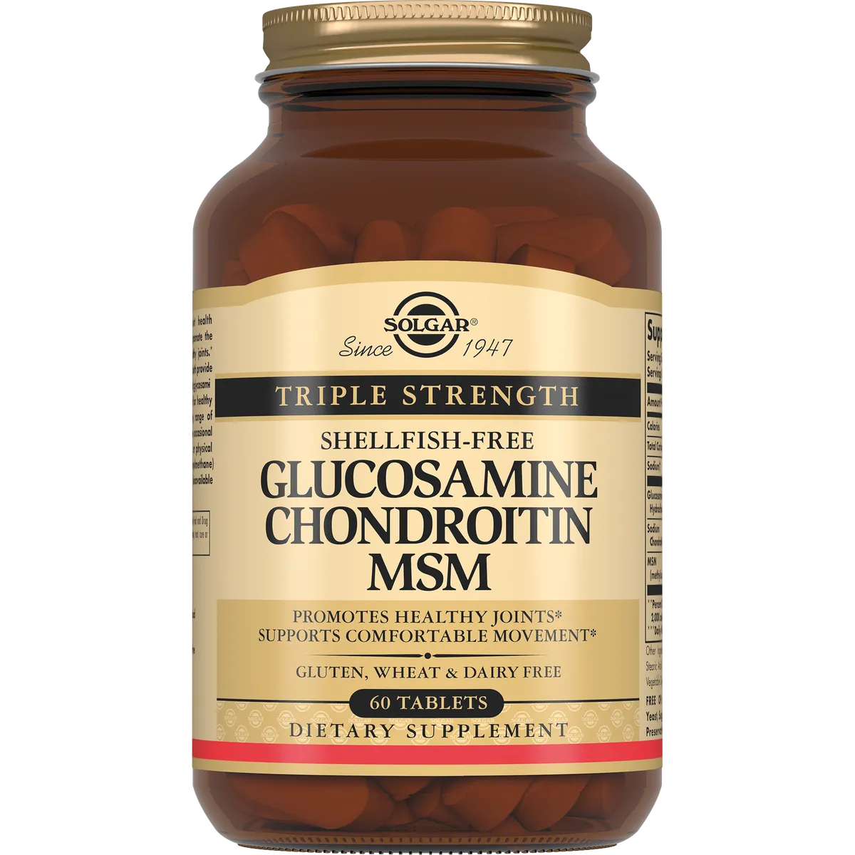 Solgar Глюкозамин-Хондроитин и МСМ комплекс №60 табл /013186/