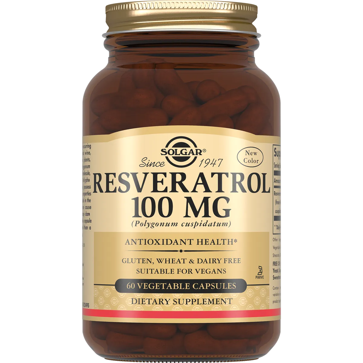 Solgar Ресвератрол 100мг №60 капс /023352/