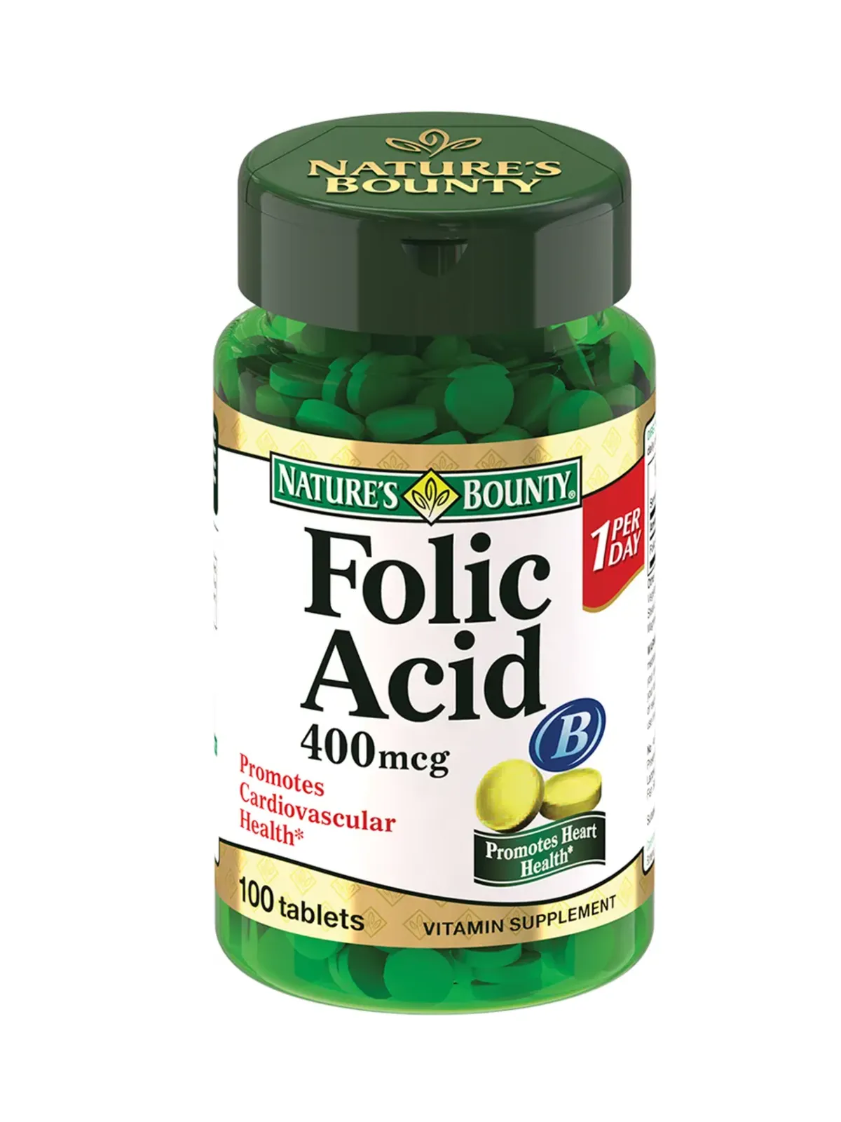 Nature's Bounty Фолиевая кислота 400 мкг таблетки 100 шт