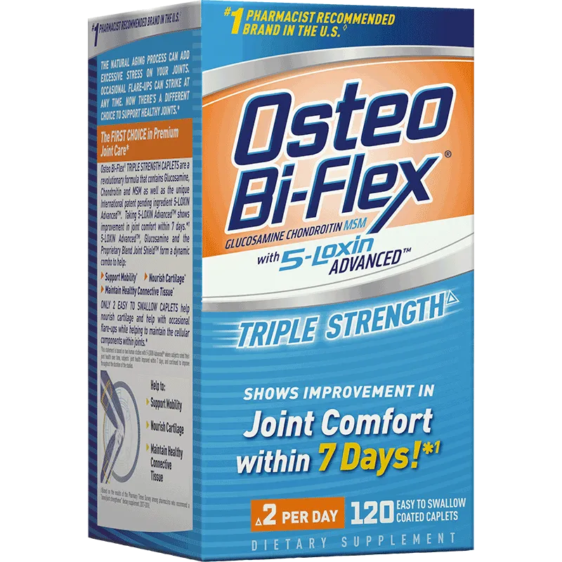 Nature's Bounty Osteo Bi-Flex таблетки хондропротектор 120 шт