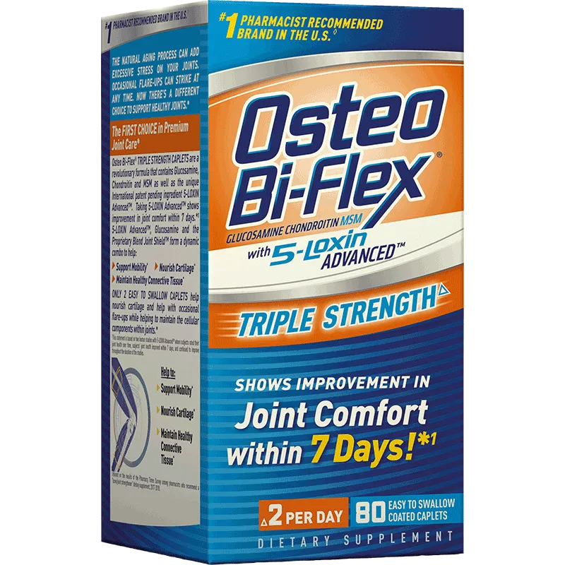 Nature's Bounty Остео-Би Флекс таблетки хондропротектор 80 шт