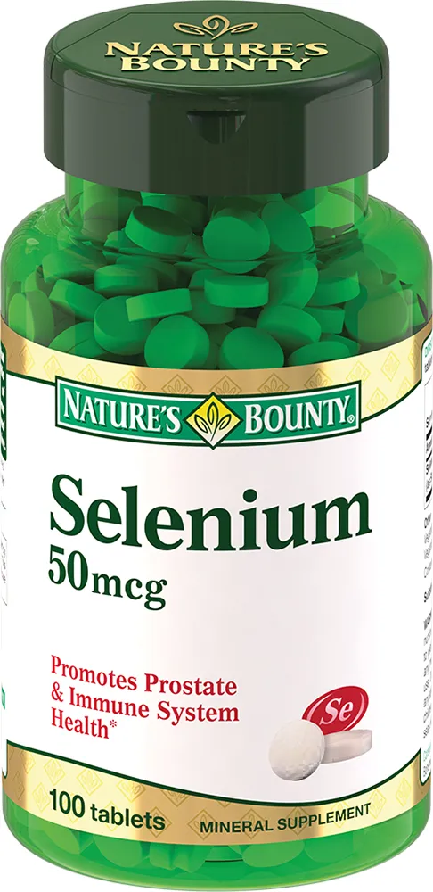 Nature's Bounty Натуральный селен таблетки 50 мкг 100 шт