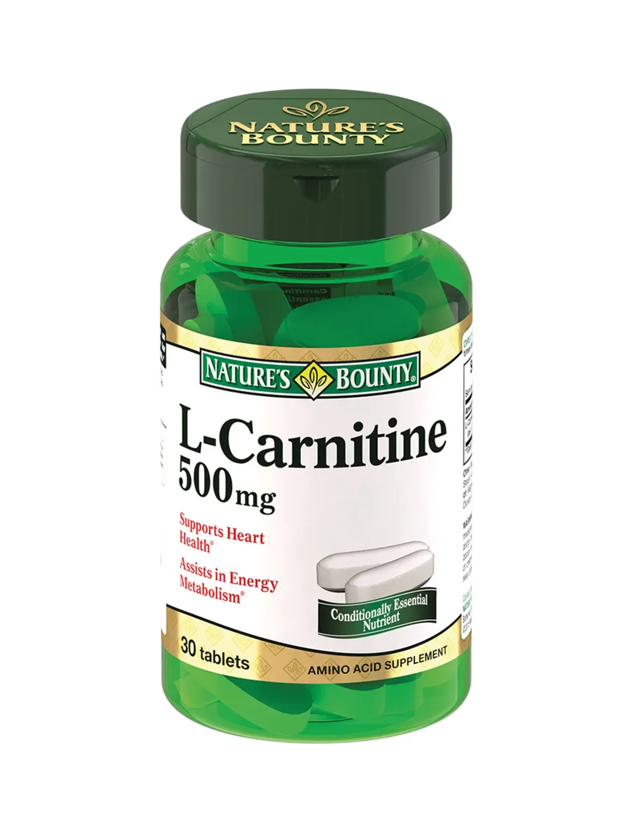 Nature's Bounty L-Карнитин 500 мг таблетки 30 шт