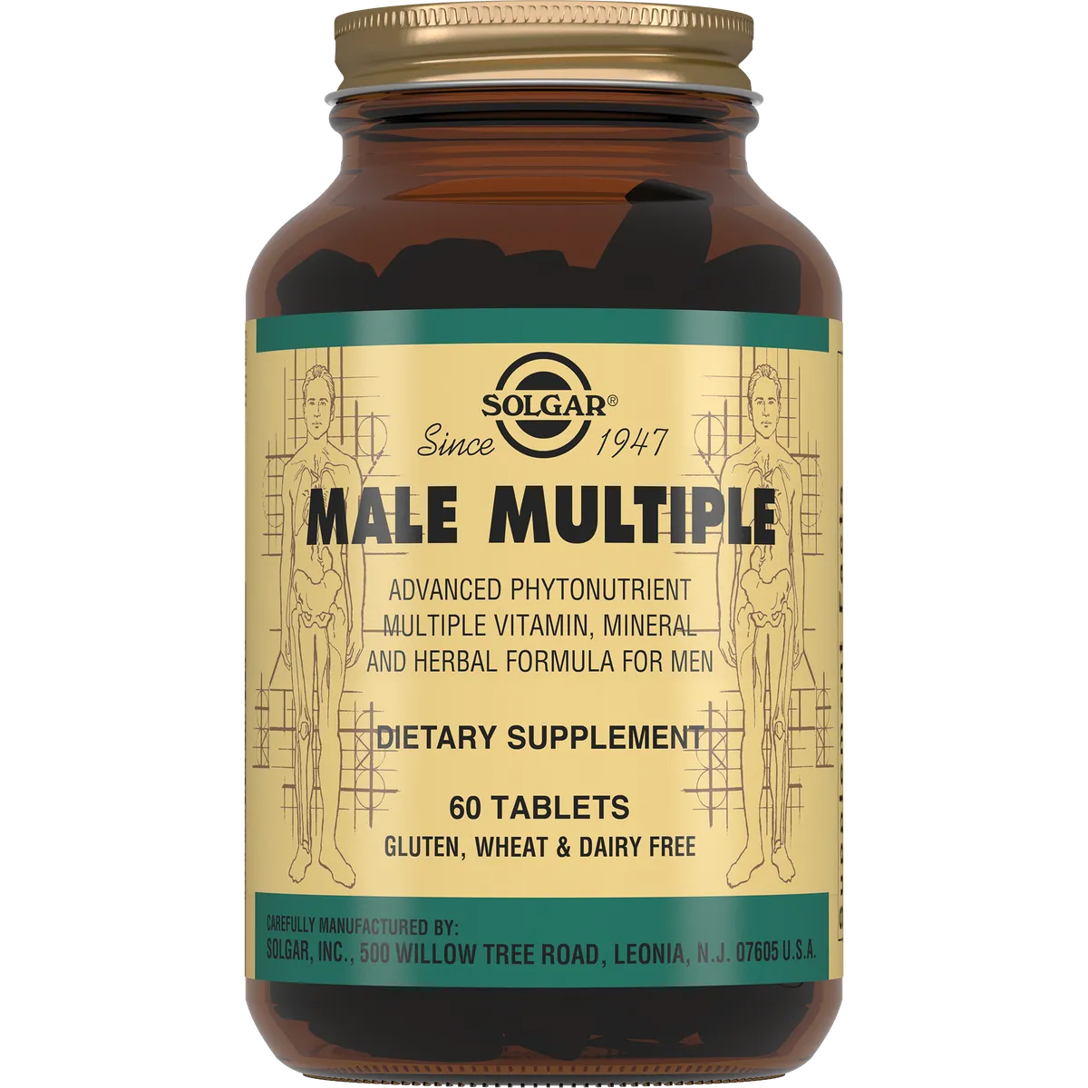 Solgar Мультивитаминный и минеральный комплекс д/мужчин №60 табл /003668/