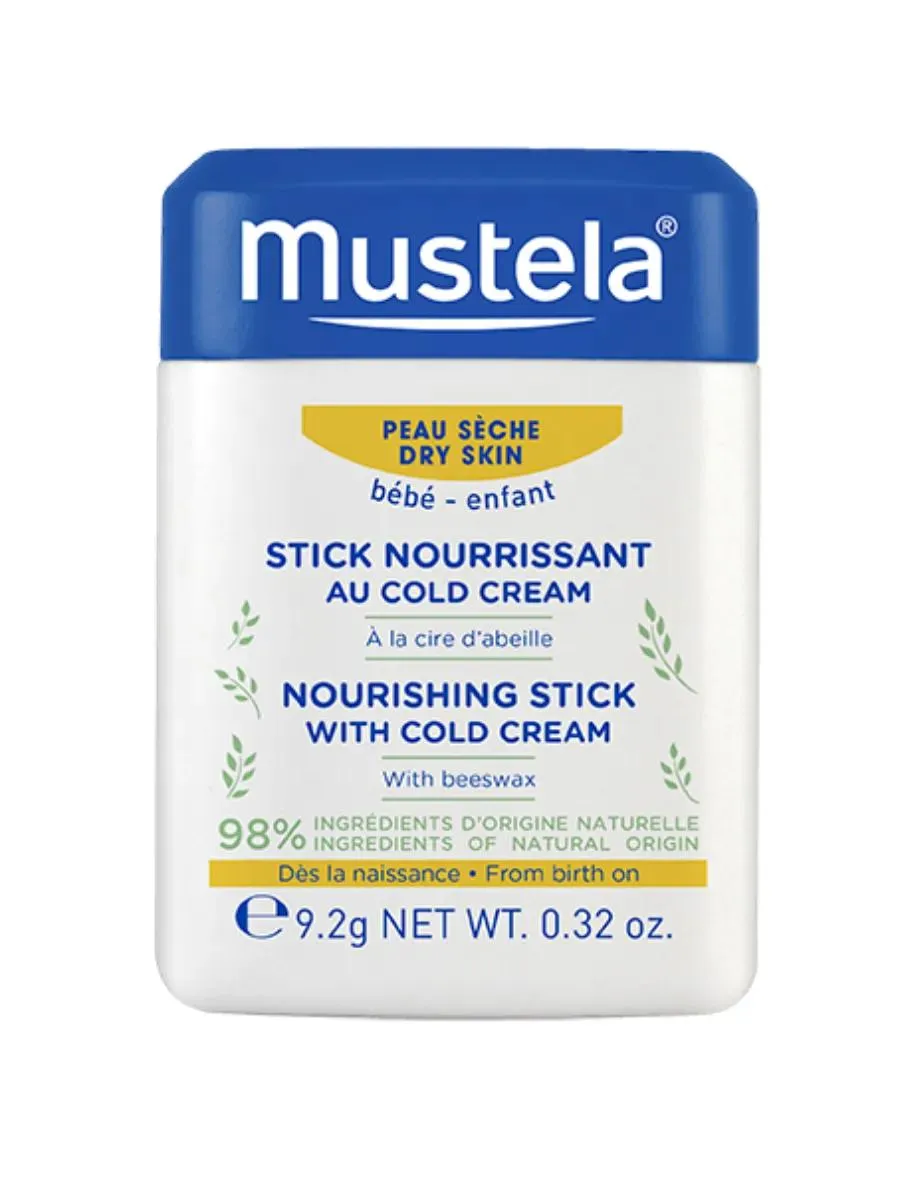 Mustela Карандаш питательный с колд кремом для лица и губ 10,1 мл