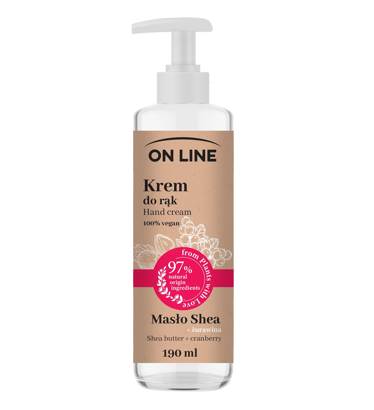 Forte-sweden On Line крем для рук с клюквой и маслом ши 190 мл