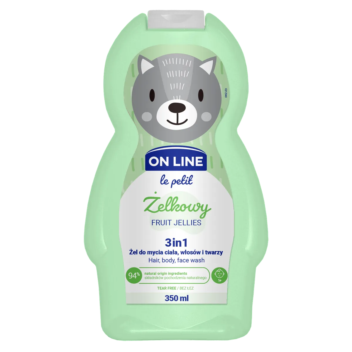 Forte Sweden Fruit Jellies гель детский 3 в 1 для волос, тела и лица 350 мл