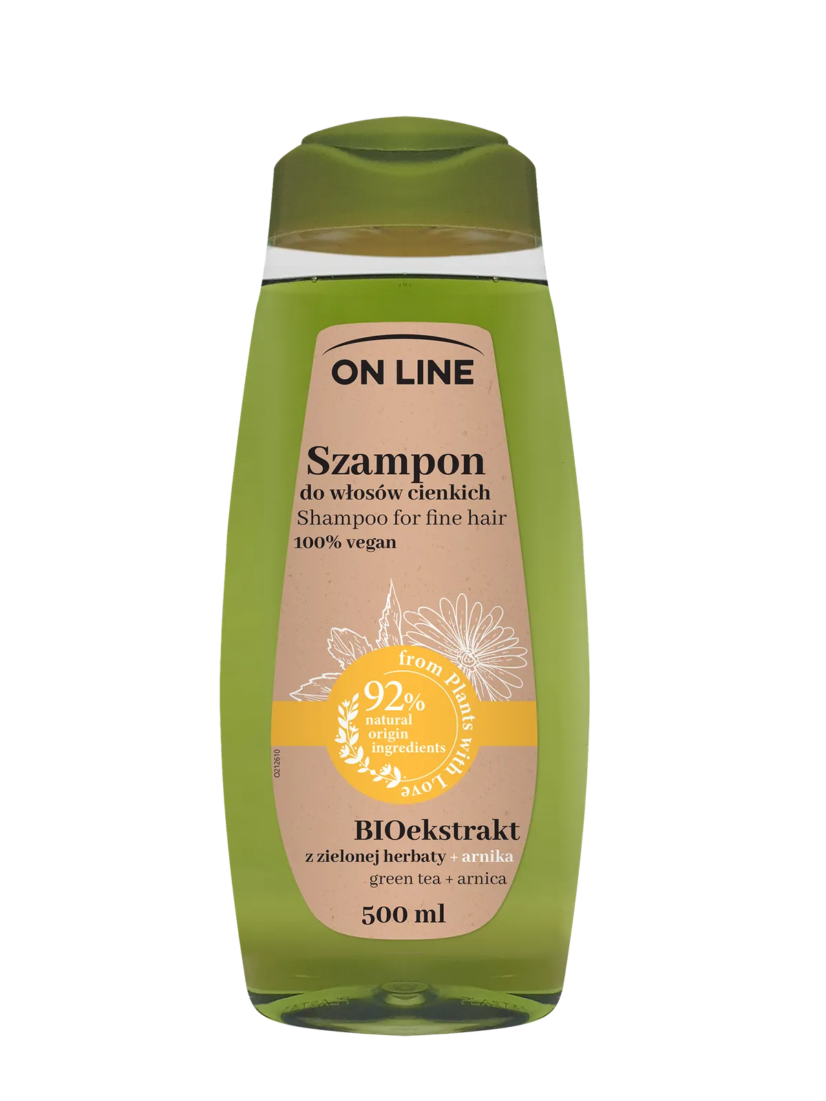 Forte Sweden On Line шампунь Арника и зеленый чай для тонких волос 500 мл