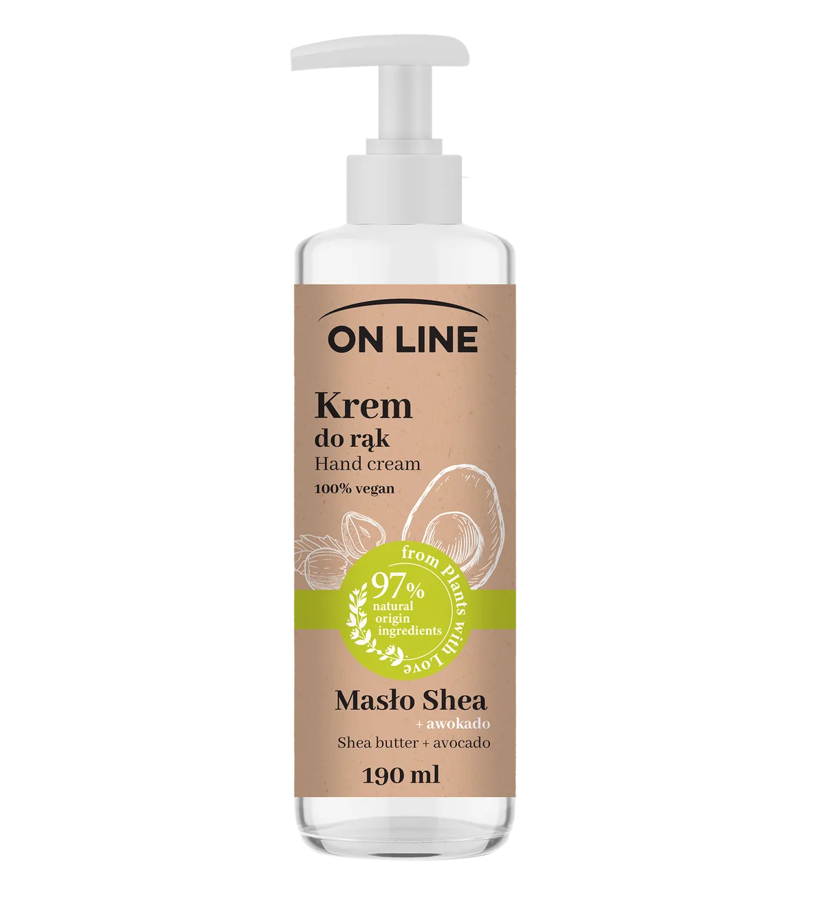 Forte Sweden On Line крем для рук с авокадо и маслом ши 190 мл