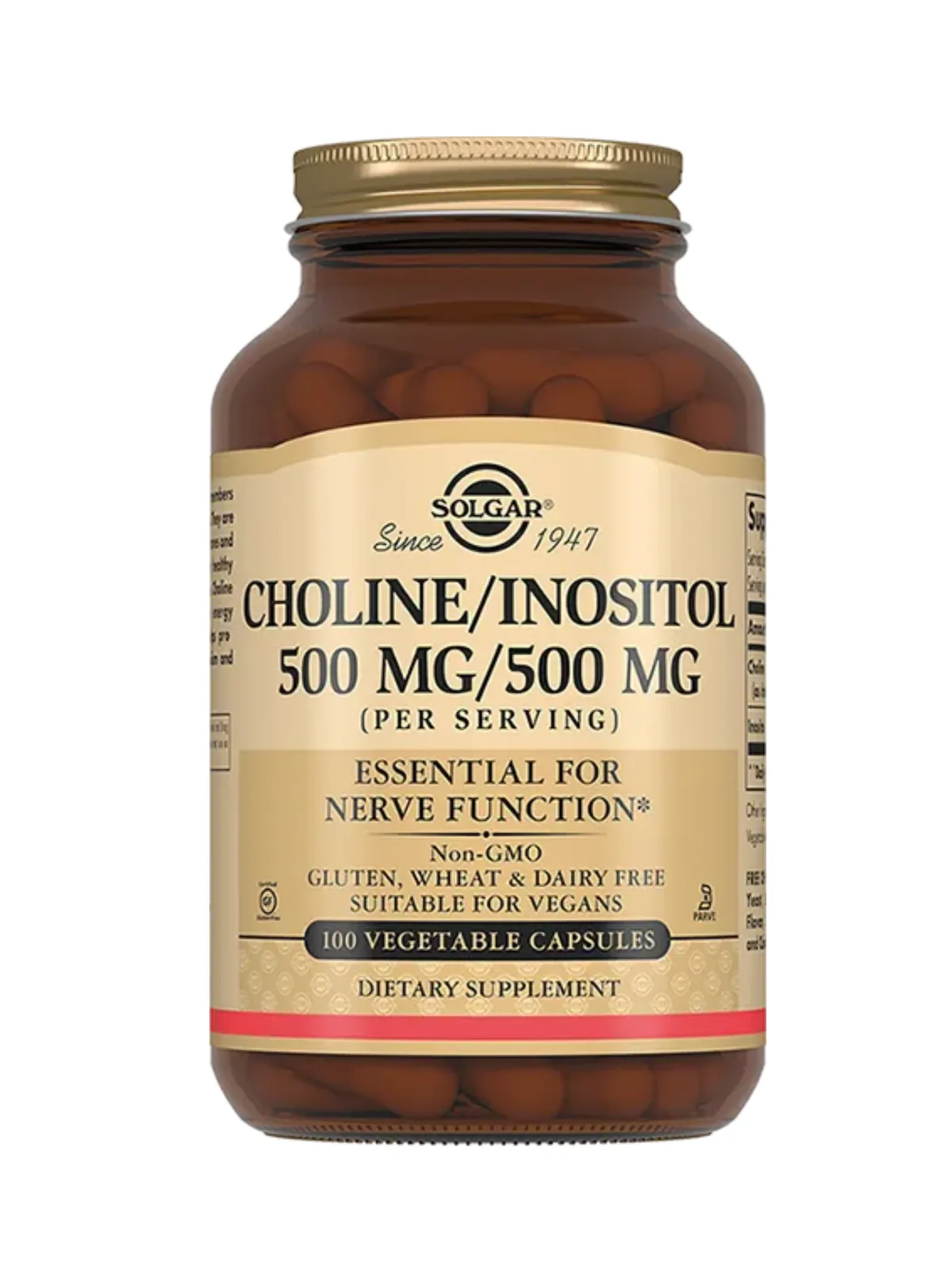 Solgar Холин и Инозитол 500 мг капсулы №100