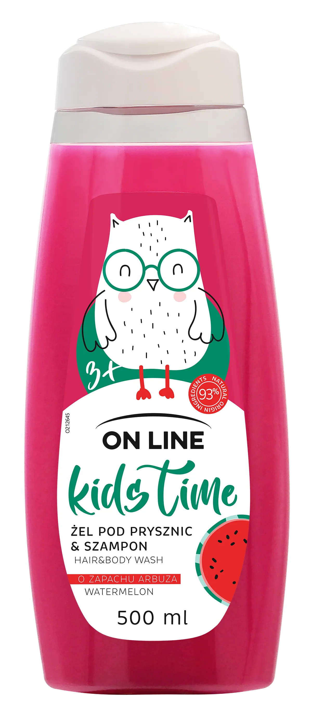 Forte Sweden Kids Time шампунь и гель для душа с ароматом арбуза 500 мл