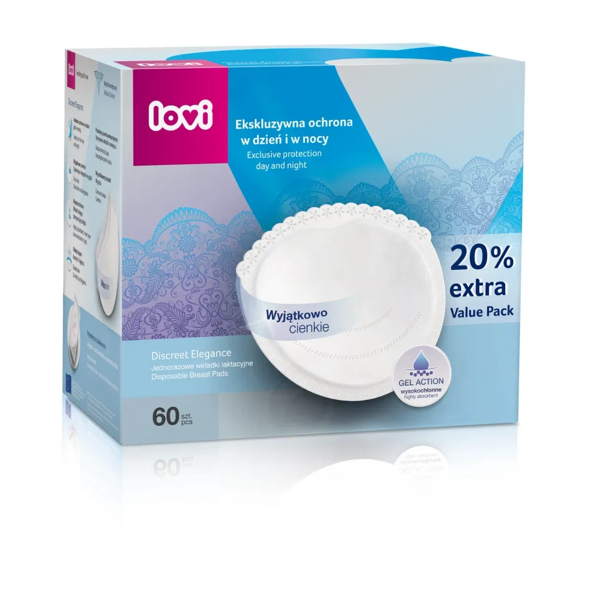 Lovi Discreet Elegance вкладыши для бюстгальтера белые №60