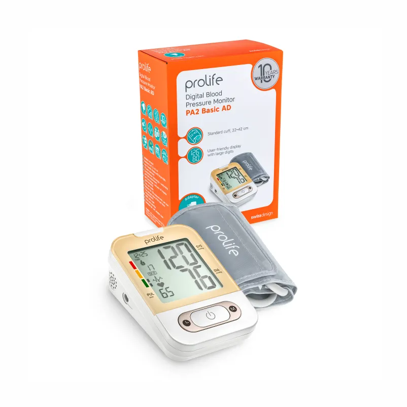 Тонометр Prolife автоматический PA2 Basic с адаптером и манжетой 22-42см