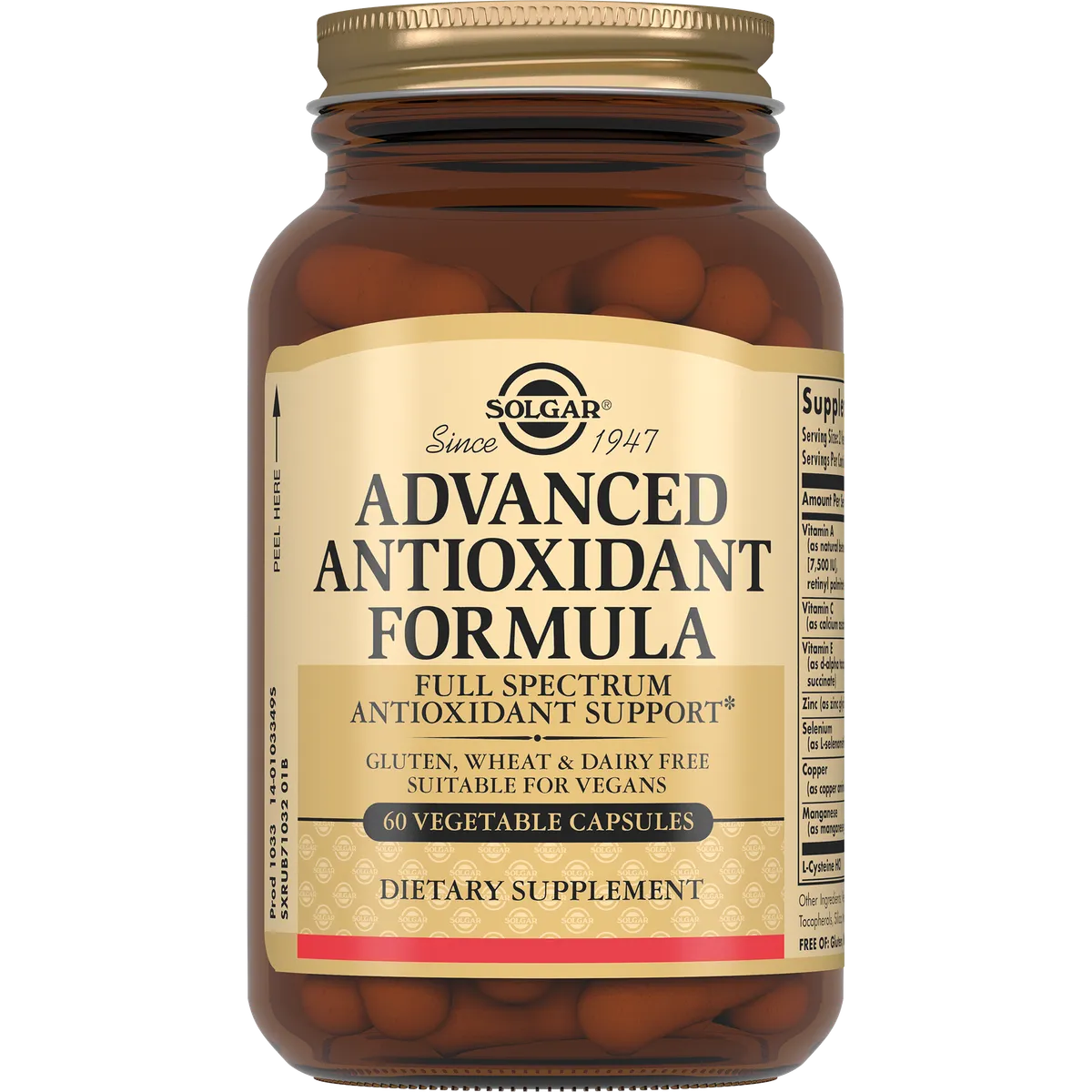 Solgar Антиоксидантная формула №60 капс /010338/