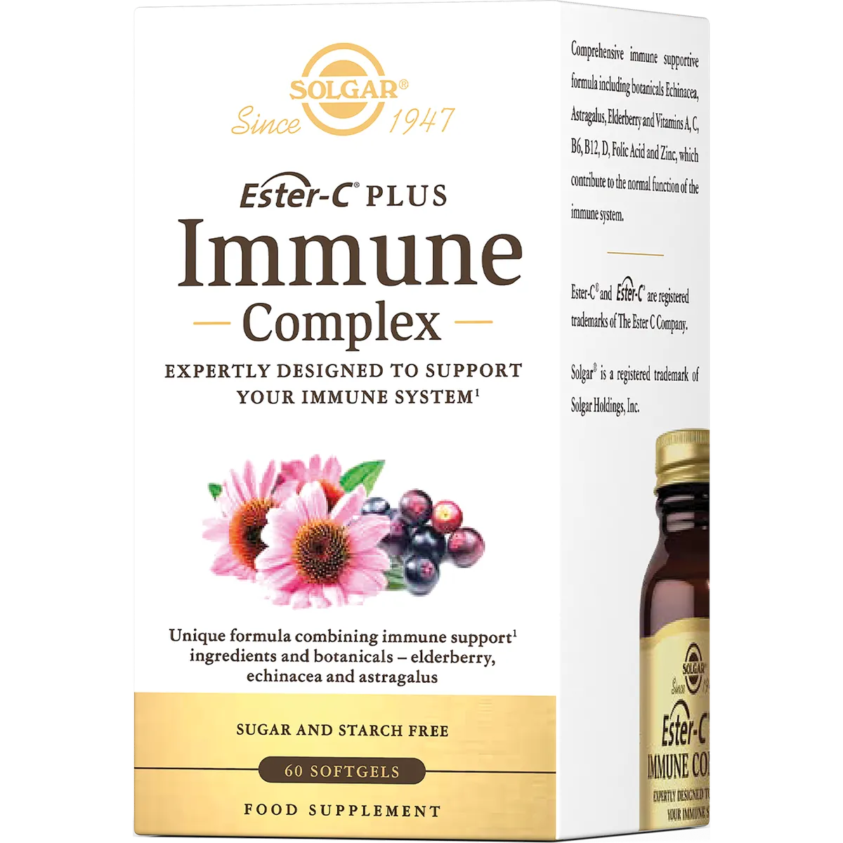 Solgar Иммуно-комплекс Эстер С плюс №60 капс /008090/
