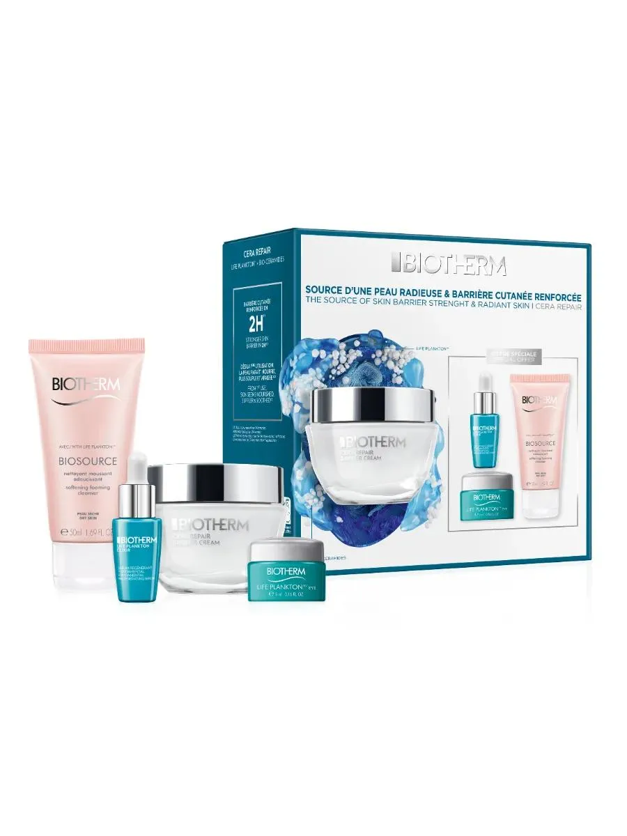 Biotherm Набор Life Plankton и Cera для ухода за кожей 50 мл + 7 мл + 5 мл + 50 мл