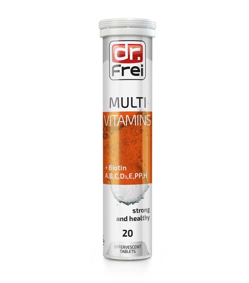 Dr.Frei Мультивитамин с Биотином шипучие таблетки №20