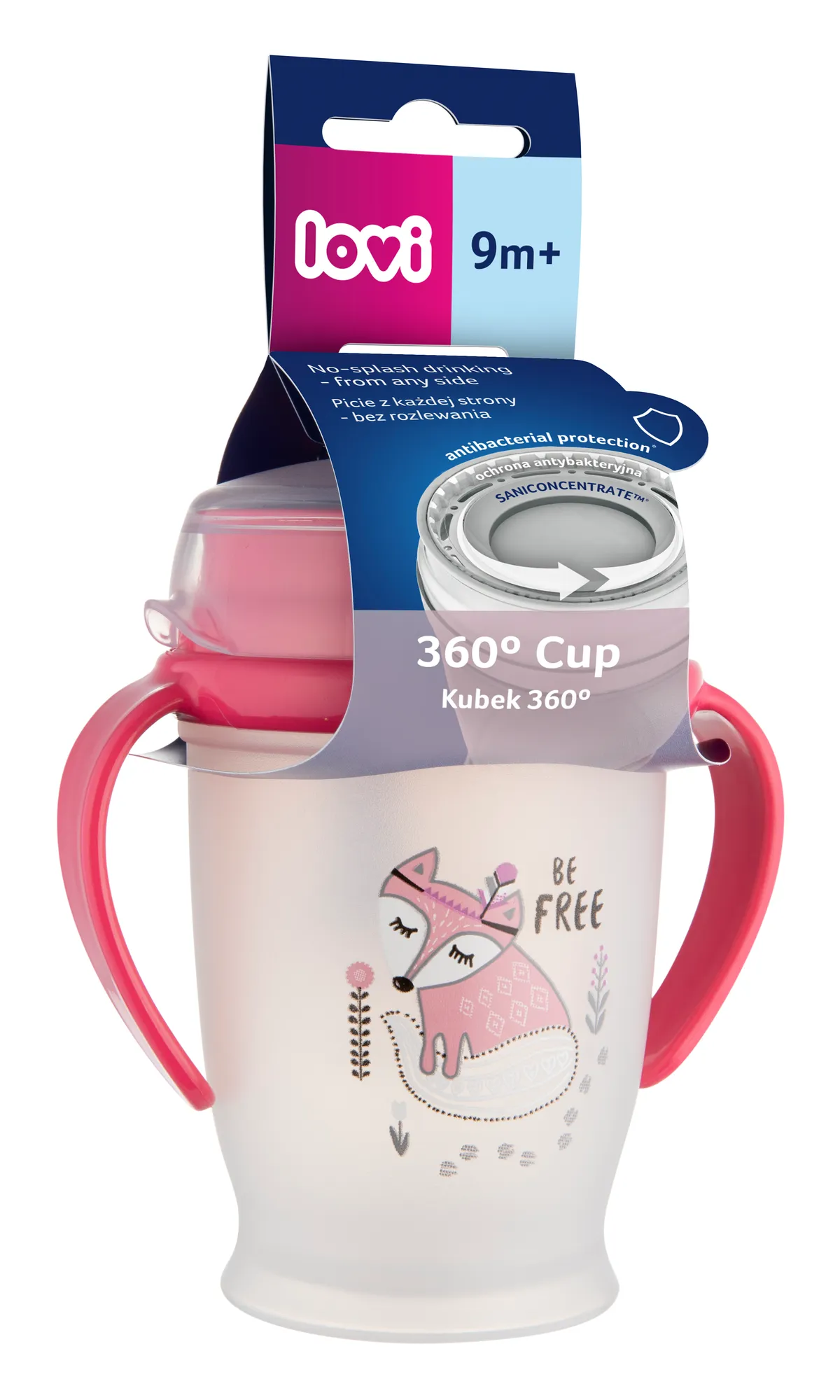 Lovi Indian Summer поильник 360° для девочки 250 мл