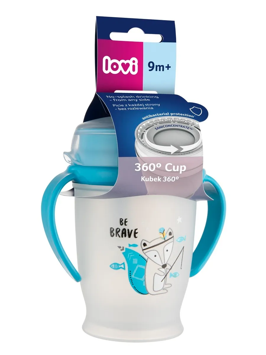 Lovi поильник 360° Indian Summer для мальчика 250 мл